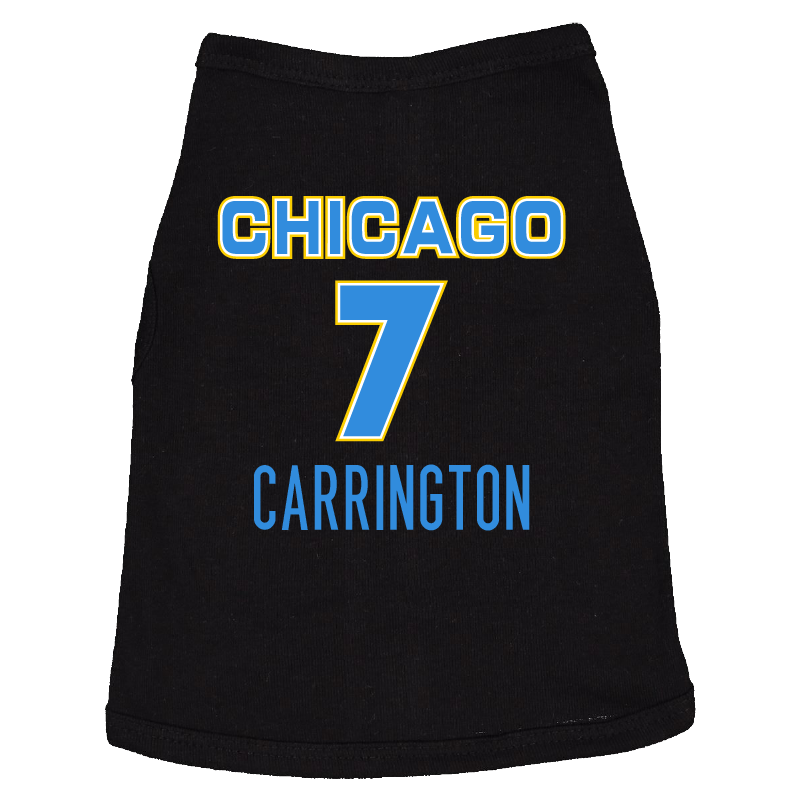 Chicago Sky City Name &amp; Number Doggie Tank - Carrington