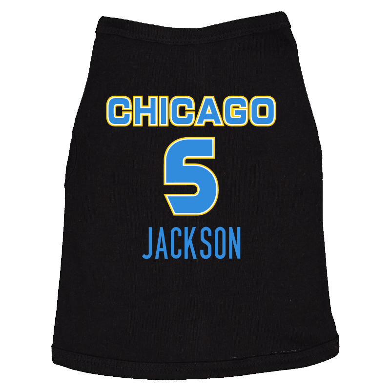 Chicago Sky City Name &amp; Number Doggie Tank - Jackson