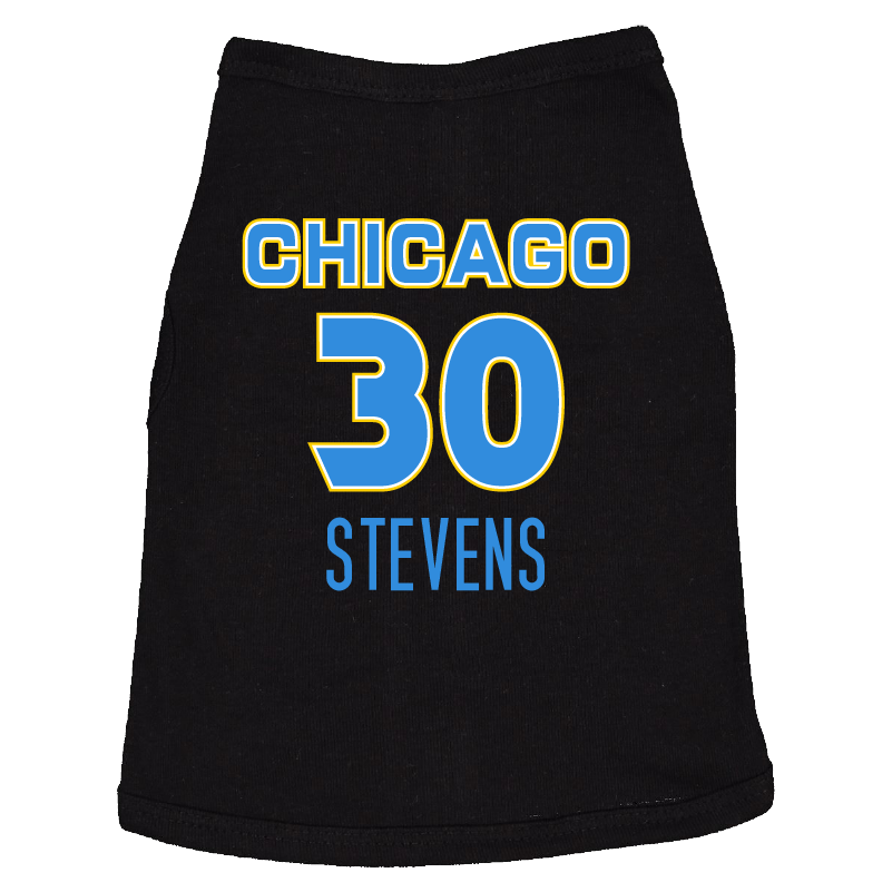 Chicago Sky City Name &amp; Number Doggie Tank - Stevens