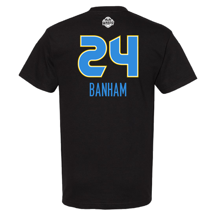 Chicago Sky City Name &amp; Number T-Shirt - Banham