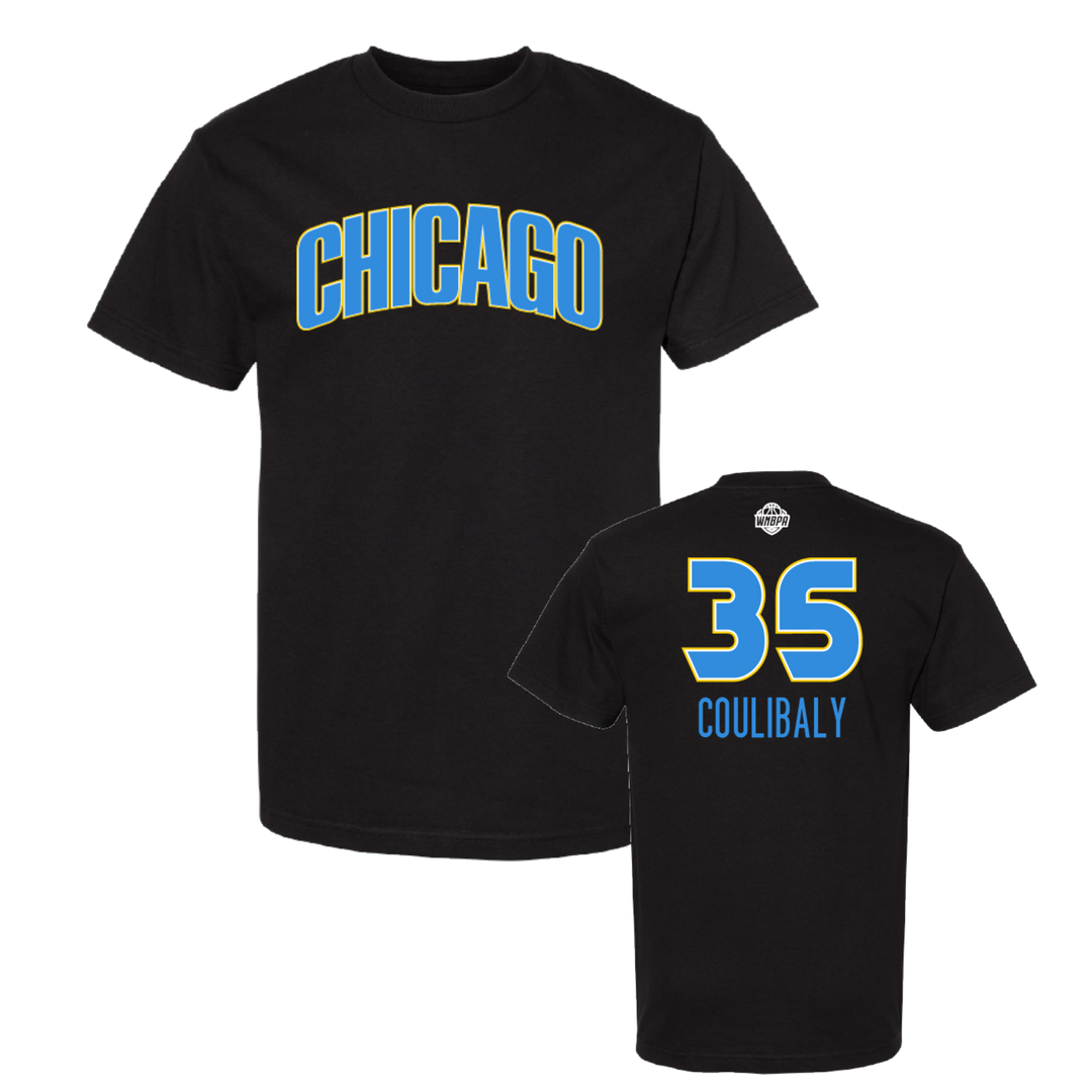 Chicago Sky City Name &amp; Number T-Shirt - Coulibaly