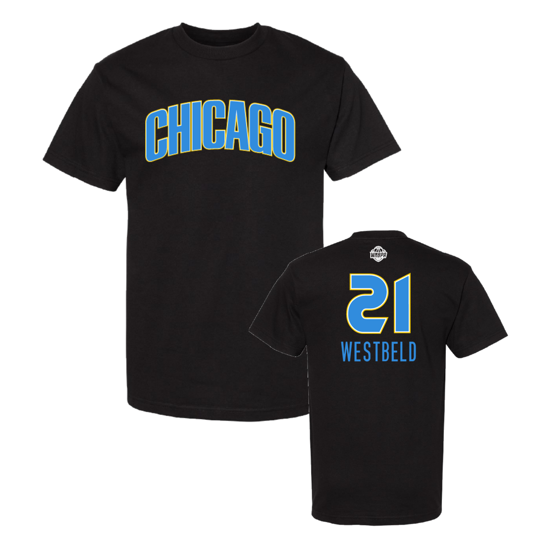 Chicago Sky City Name &amp; Number T-Shirt - Westbeld