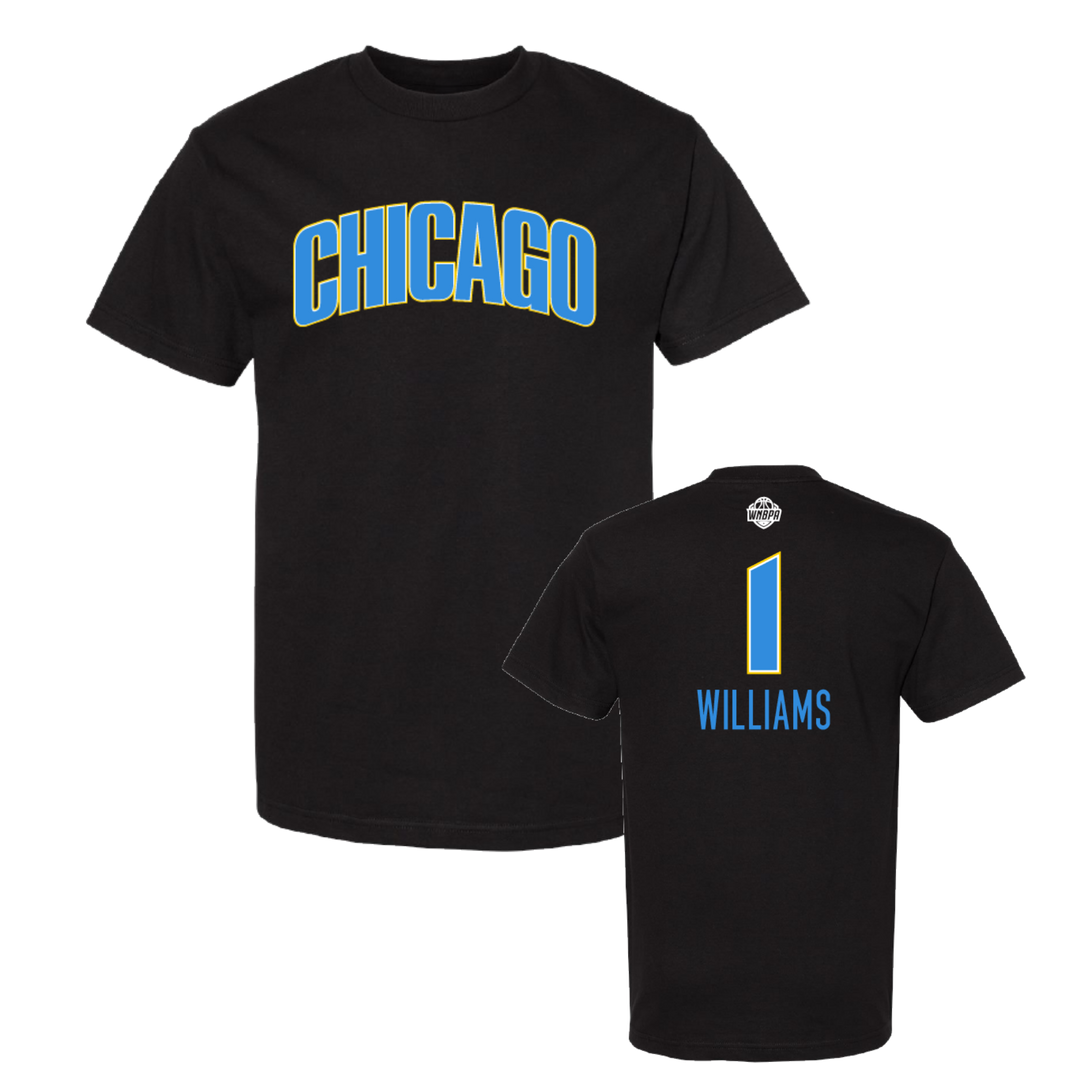 Chicago Sky City Name &amp; Number T-Shirt - Williams