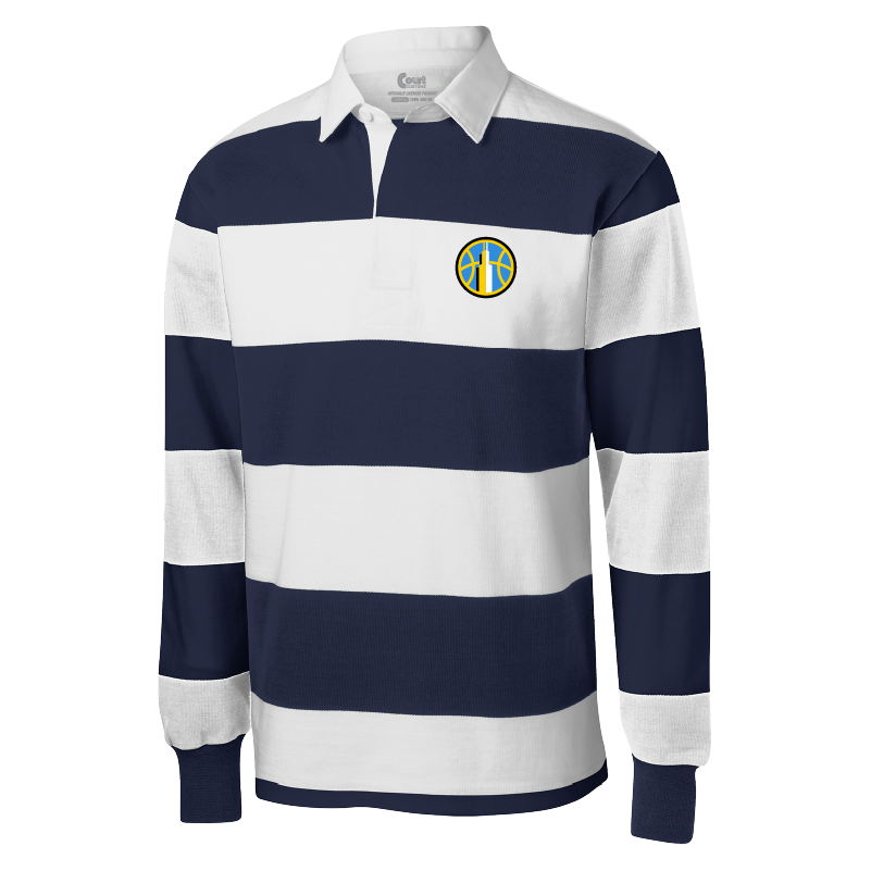 Chicago Sky Long Sleeve Rugby Polo Shirt