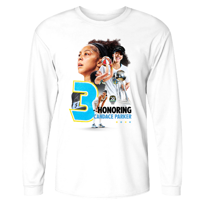 Chicago Sky Retirement Long Sleeve T-Shirt - Candace Parker