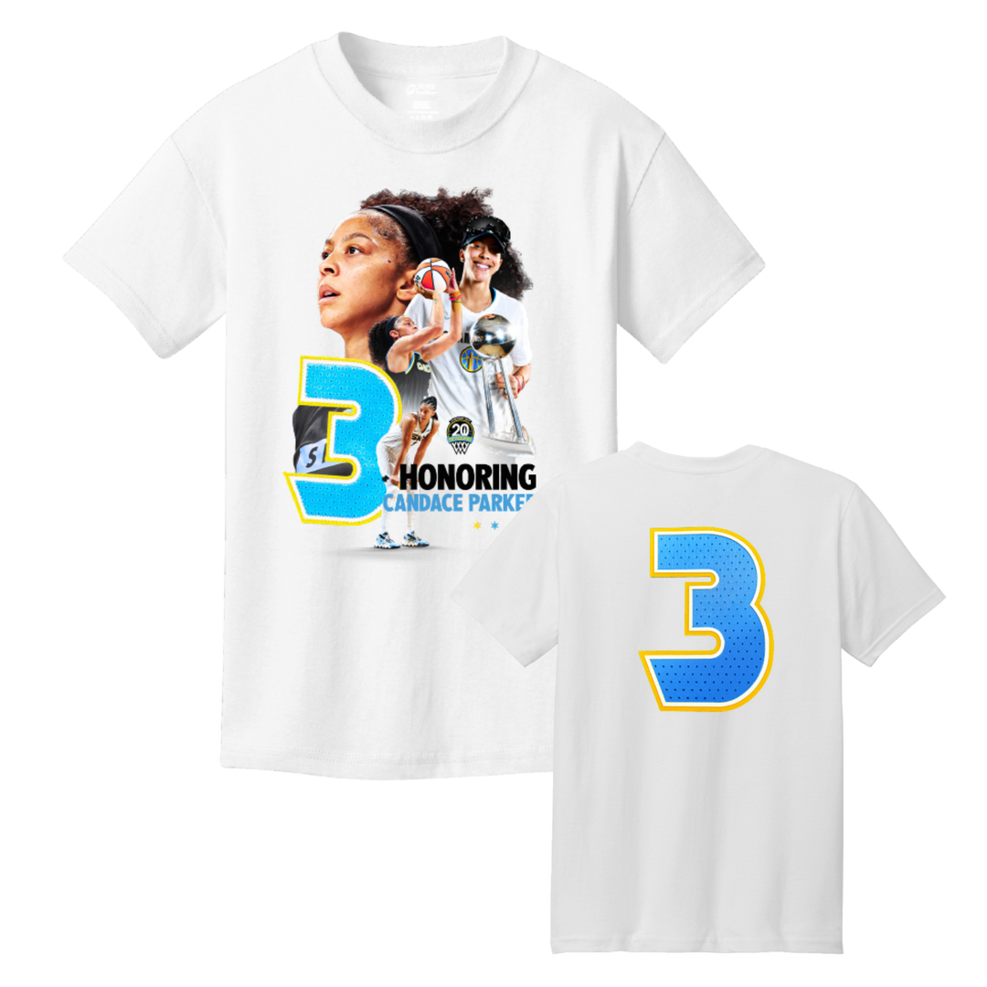 Chicago Sky Youth Retirement T-Shirt - Candace Parker