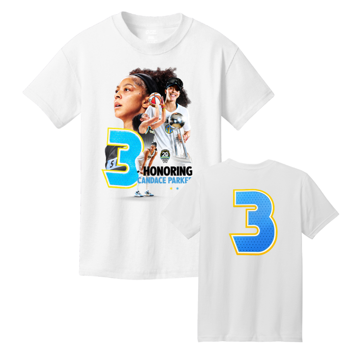 Chicago Sky Youth Retirement T-Shirt - Candace Parker