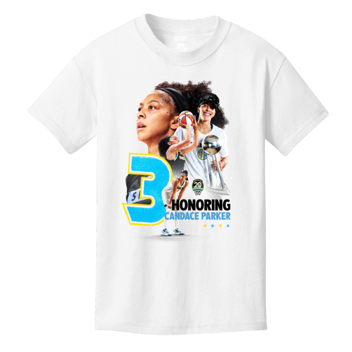 Chicago Sky Youth Retirement T-Shirt - Candace Parker
