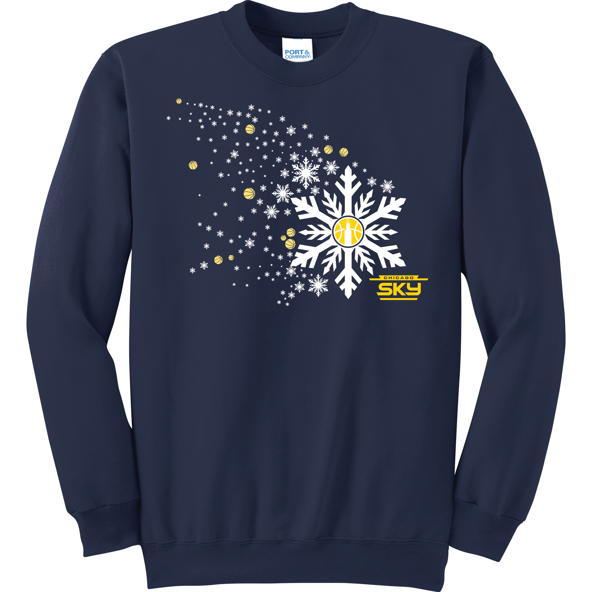 Sky Snowflake Crewneck Sweatshirt