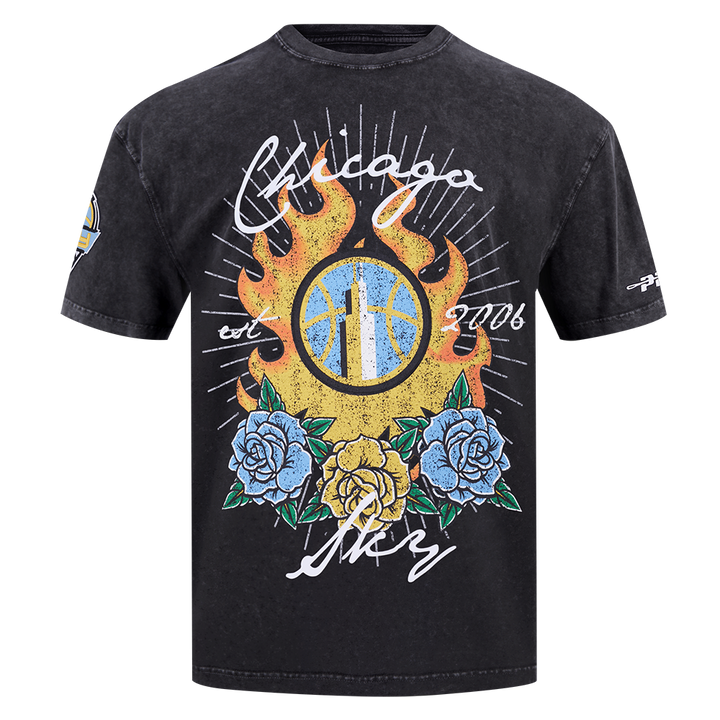 Pro Standard x Sky Fire and Roses Drop Shoulder T-Shirt