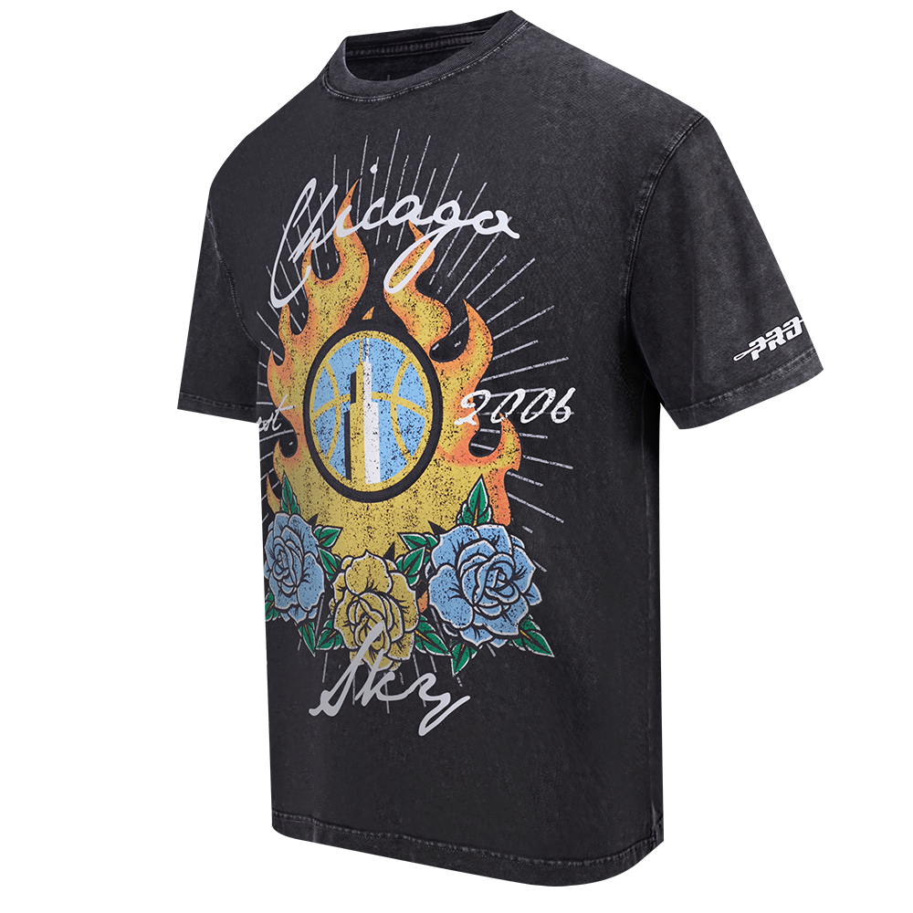 Pro Standard x Sky Fire and Roses Drop Shoulder T-Shirt