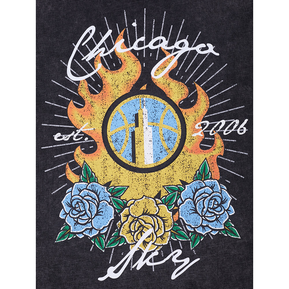 Pro Standard x Sky Fire and Roses Drop Shoulder T-Shirt