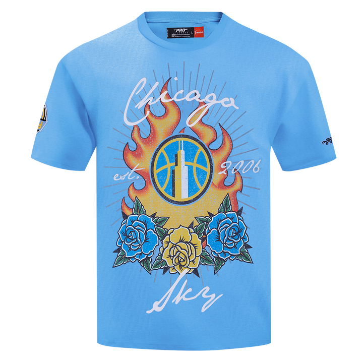 Pro Standard x Sky Fire and Roses Drop Shoulder T-Shirt