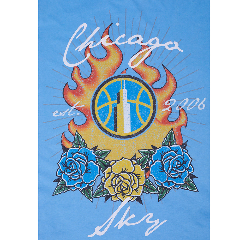 Pro Standard x Sky Fire and Roses Drop Shoulder T-Shirt