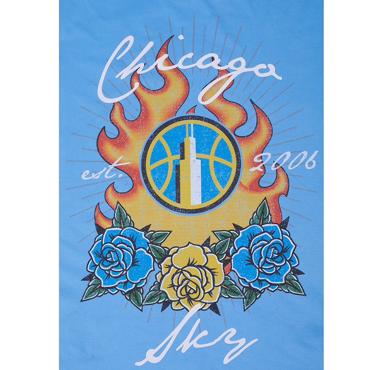 Pro Standard x Sky Fire and Roses Drop Shoulder T-Shirt