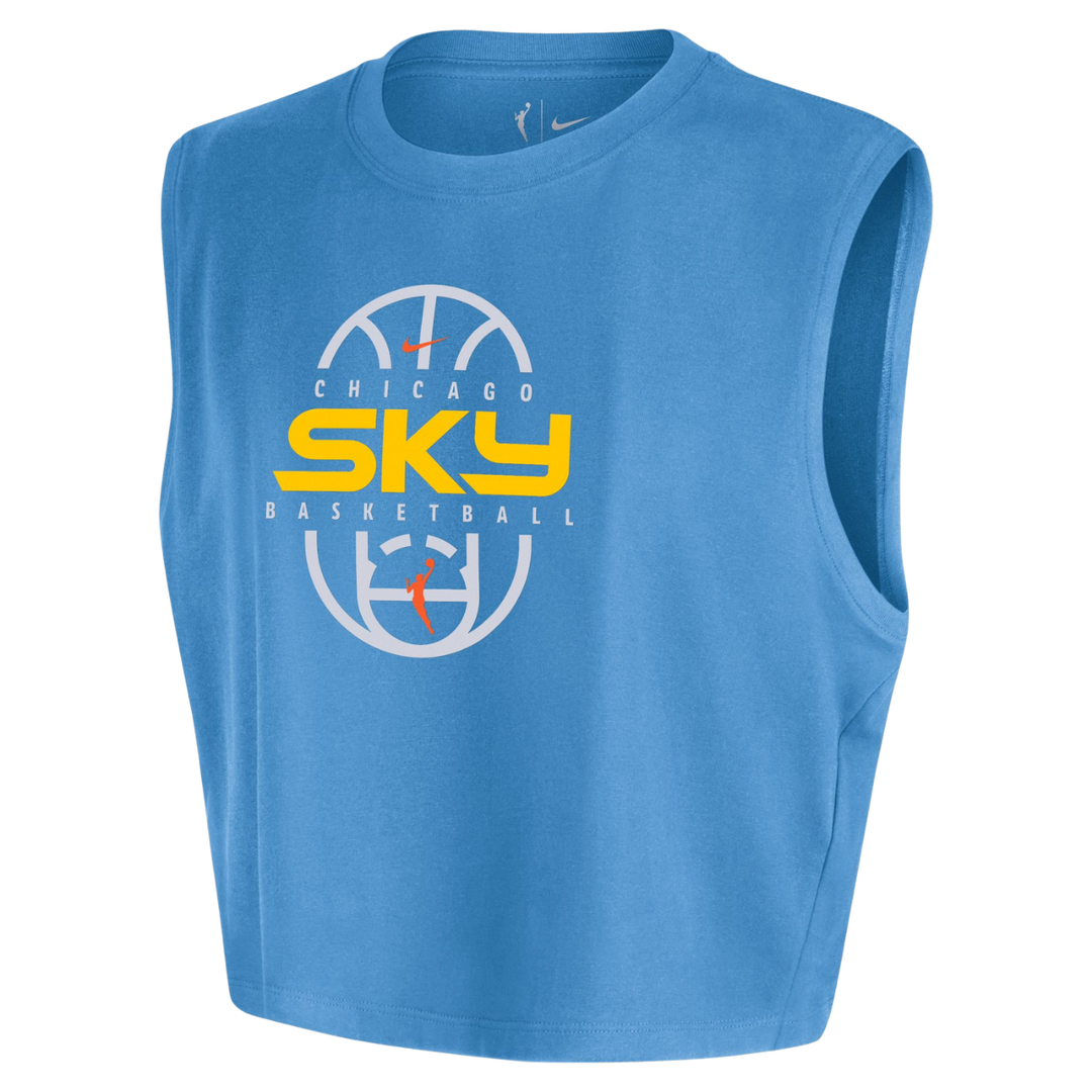 Womens Nike x Sky Sleeveless Crop T-Shirt Front