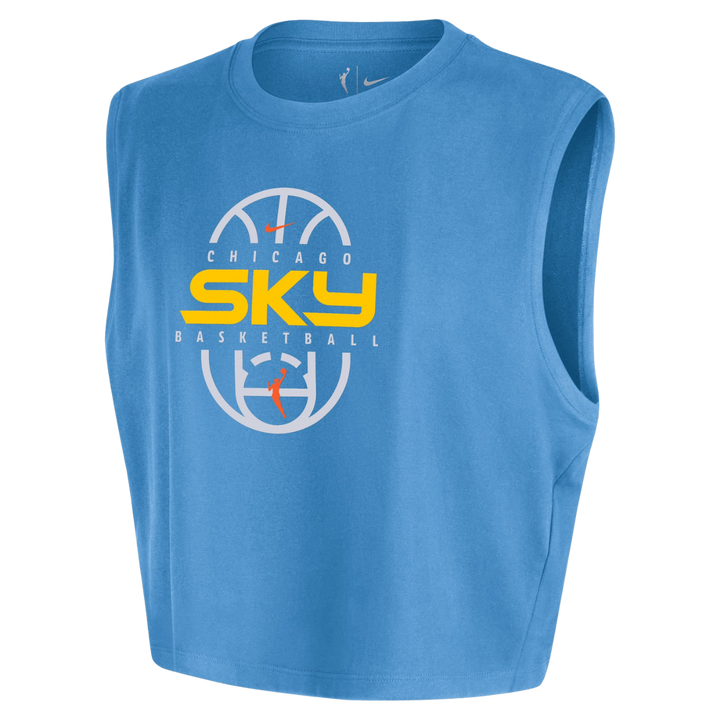 Womens Nike x Sky Sleeveless Crop T-Shirt Front