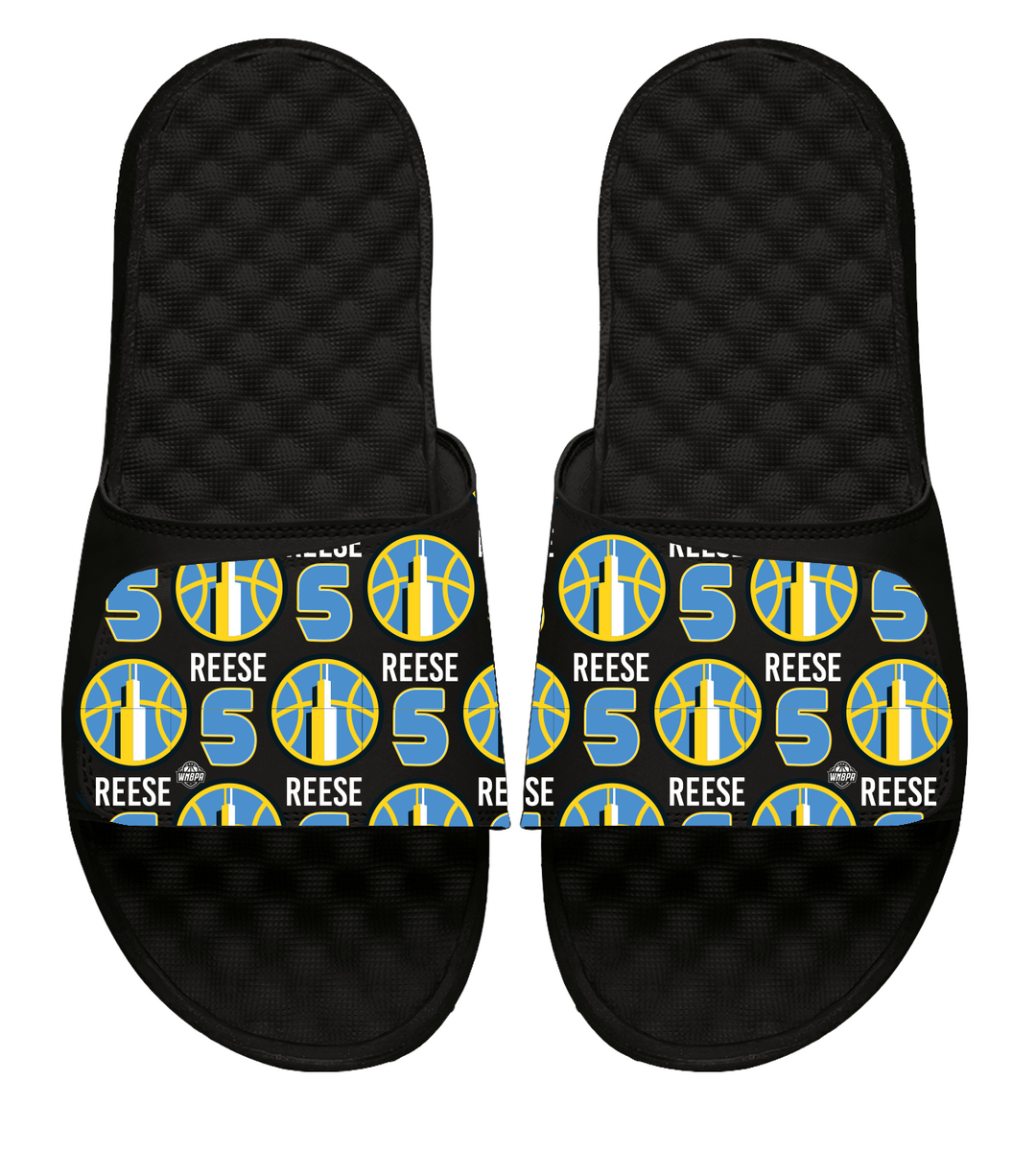 Chicago Sky Angel Reese Pattern Slides