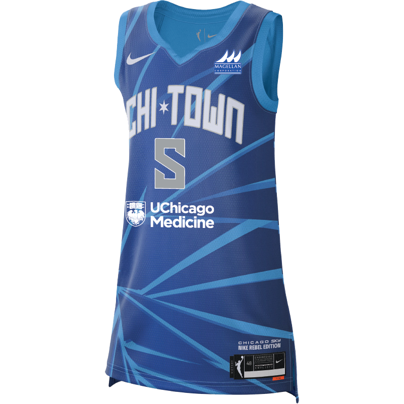 Chicago Sky Angel Reese Youth Retro Rebel Jersey