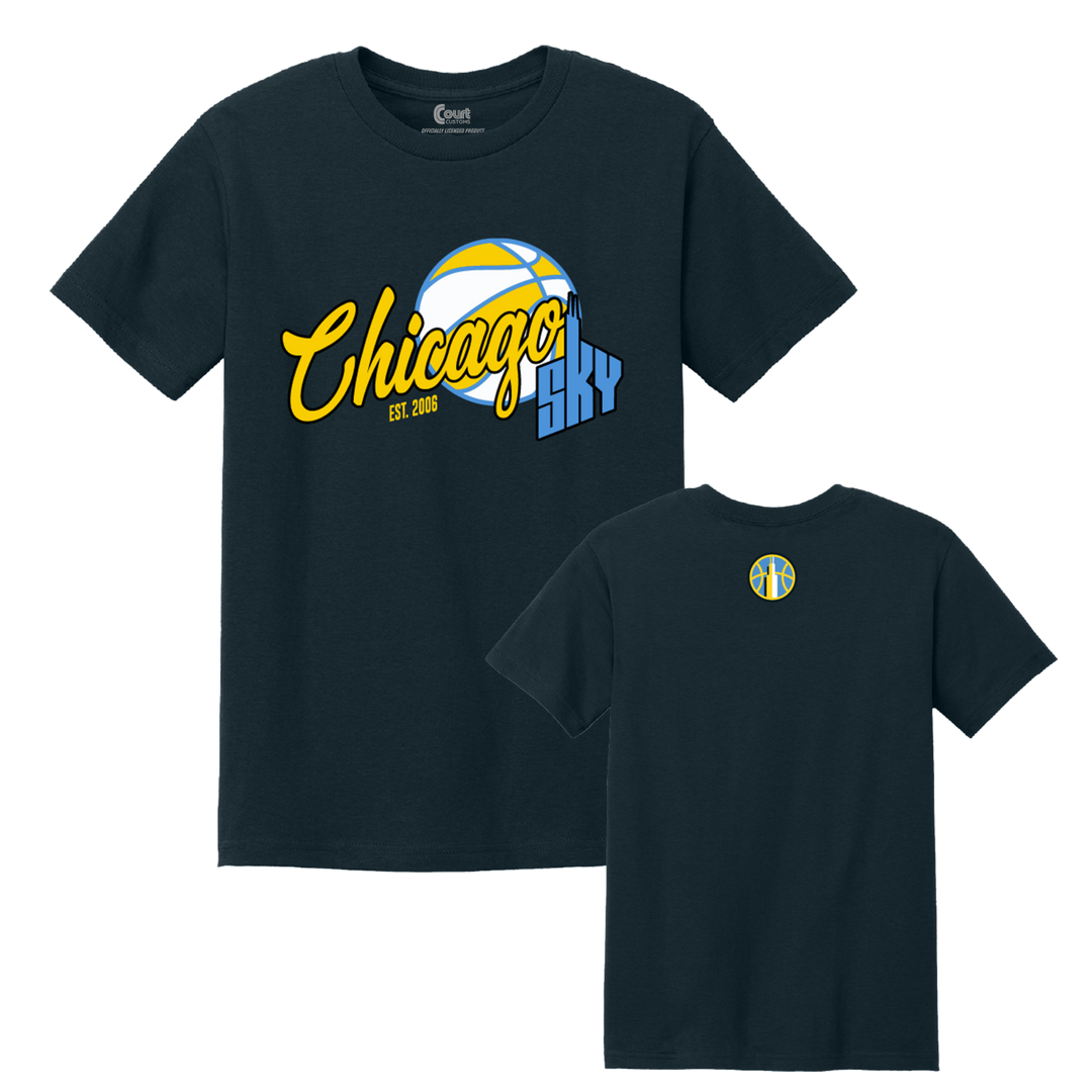 Chicago Sky Basketball Script T-Shirt