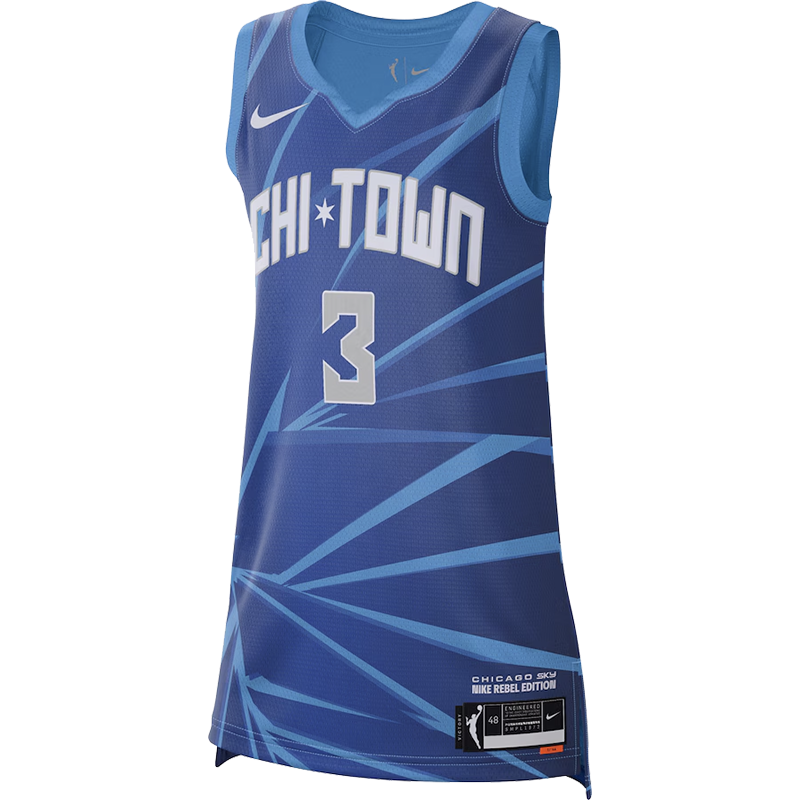 Chicago Sky Candace Parker Youth Retro Rebel Jersey