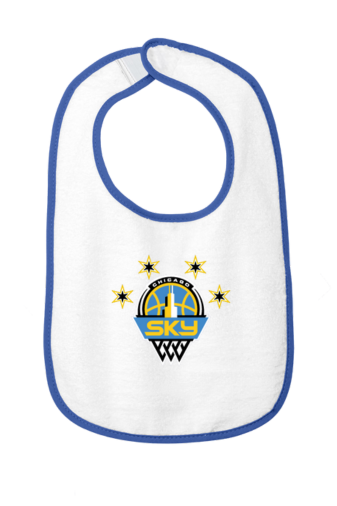 Chicago Sky Infant Star Crest Bib