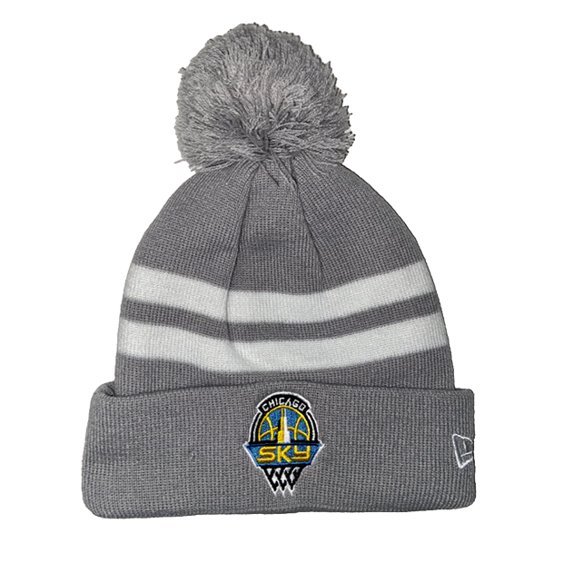 Chicago Sky New Era Beanie - Grey/White