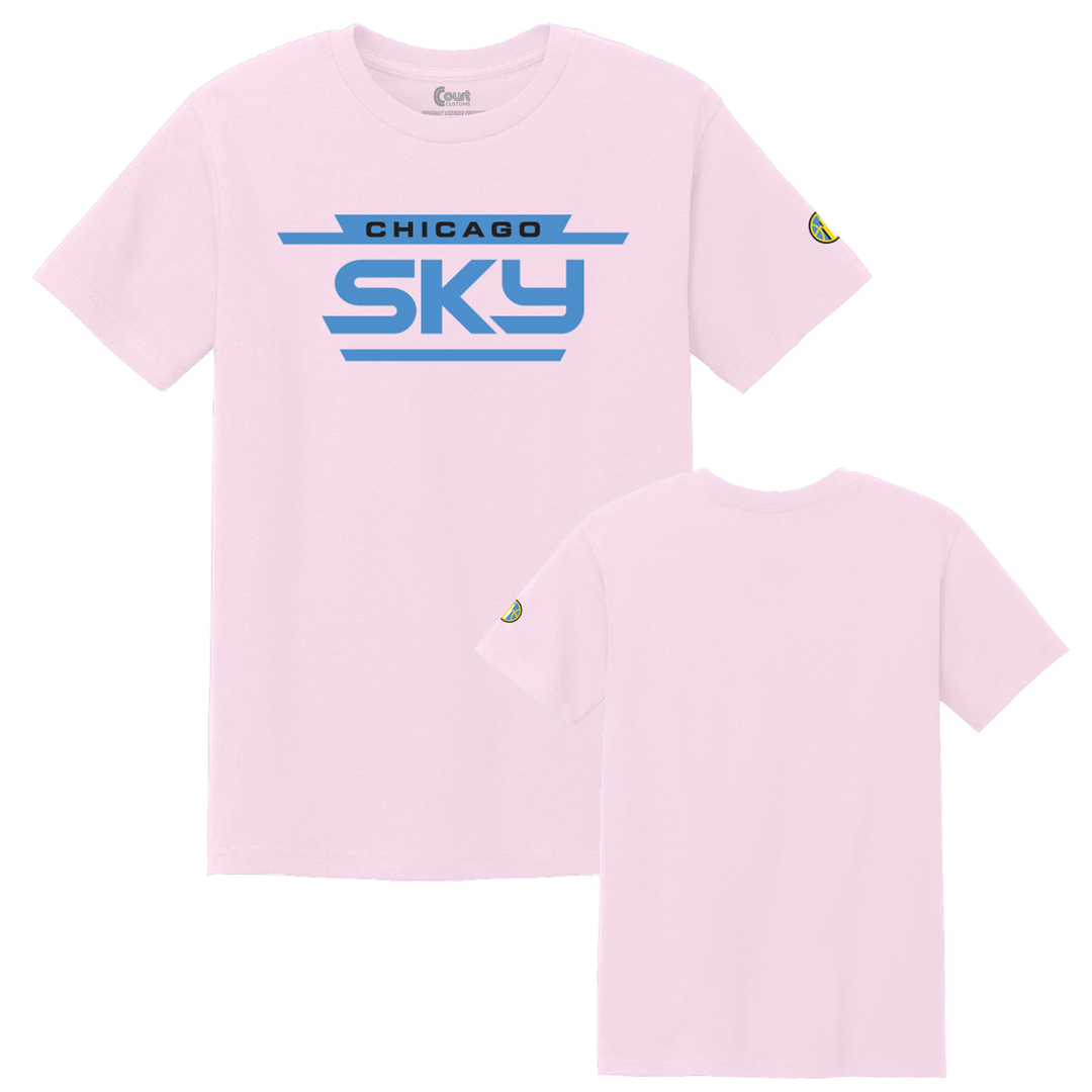 Chicago Sky Stacked Logo T-Shirt
