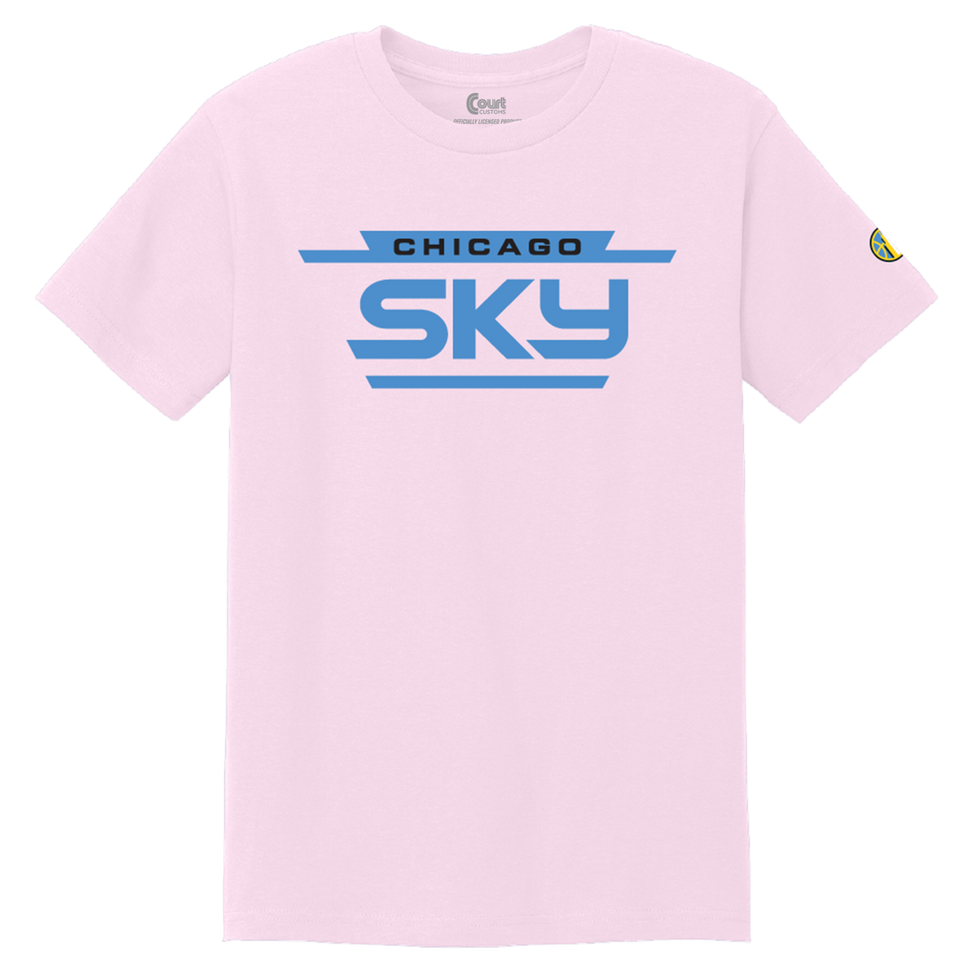 Chicago Sky Stacked Logo T-Shirt
