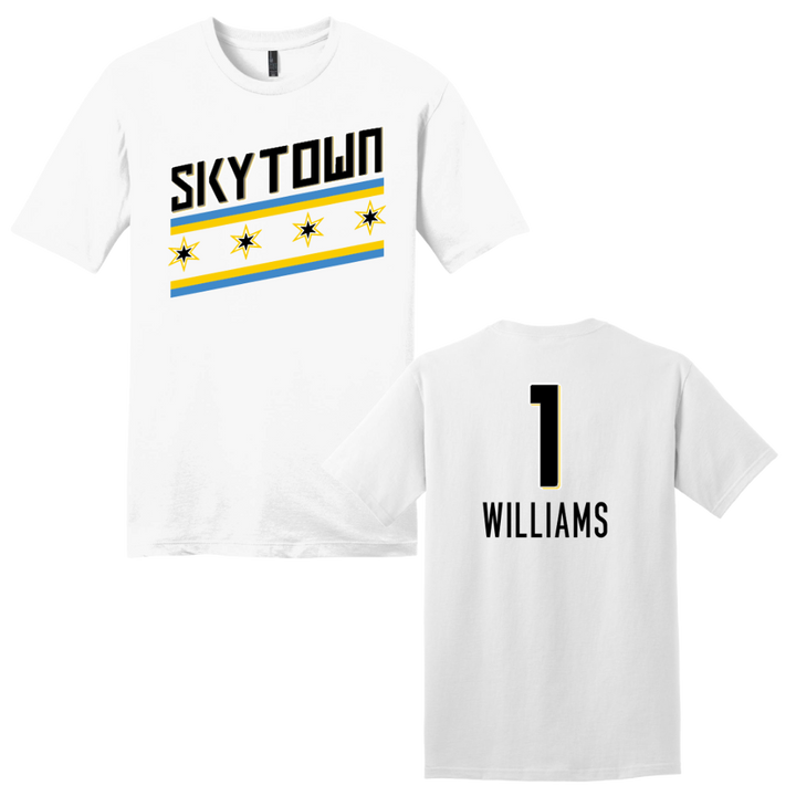 Chicago Sky Town Stripes T-Shirt - Elizabeth Williams
