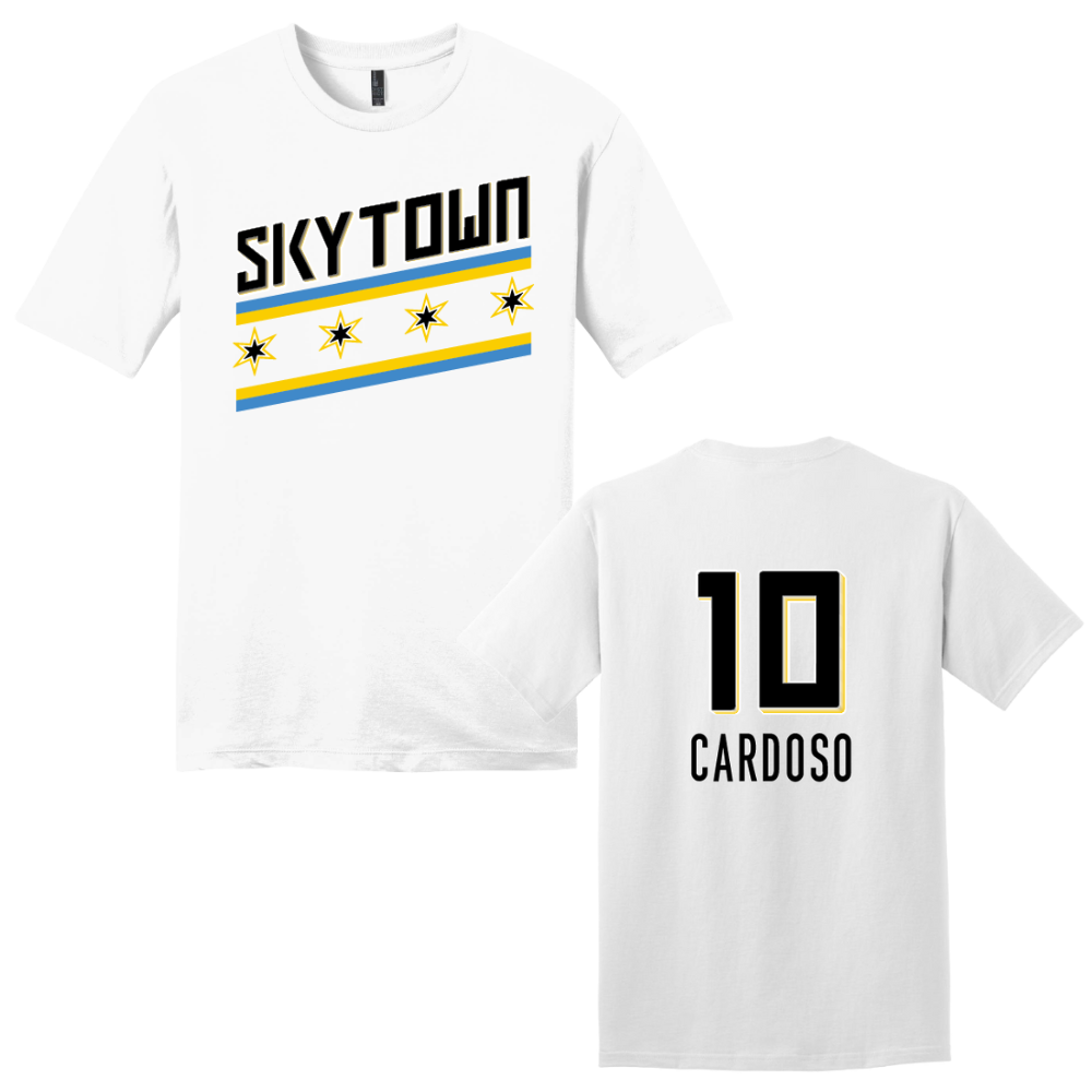 Chicago Sky Town Stripes T-Shirt - Kamilla Cardoso