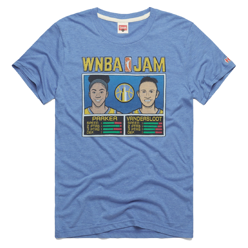 Chicago Sky WNBA Jam Retro T-Shirt