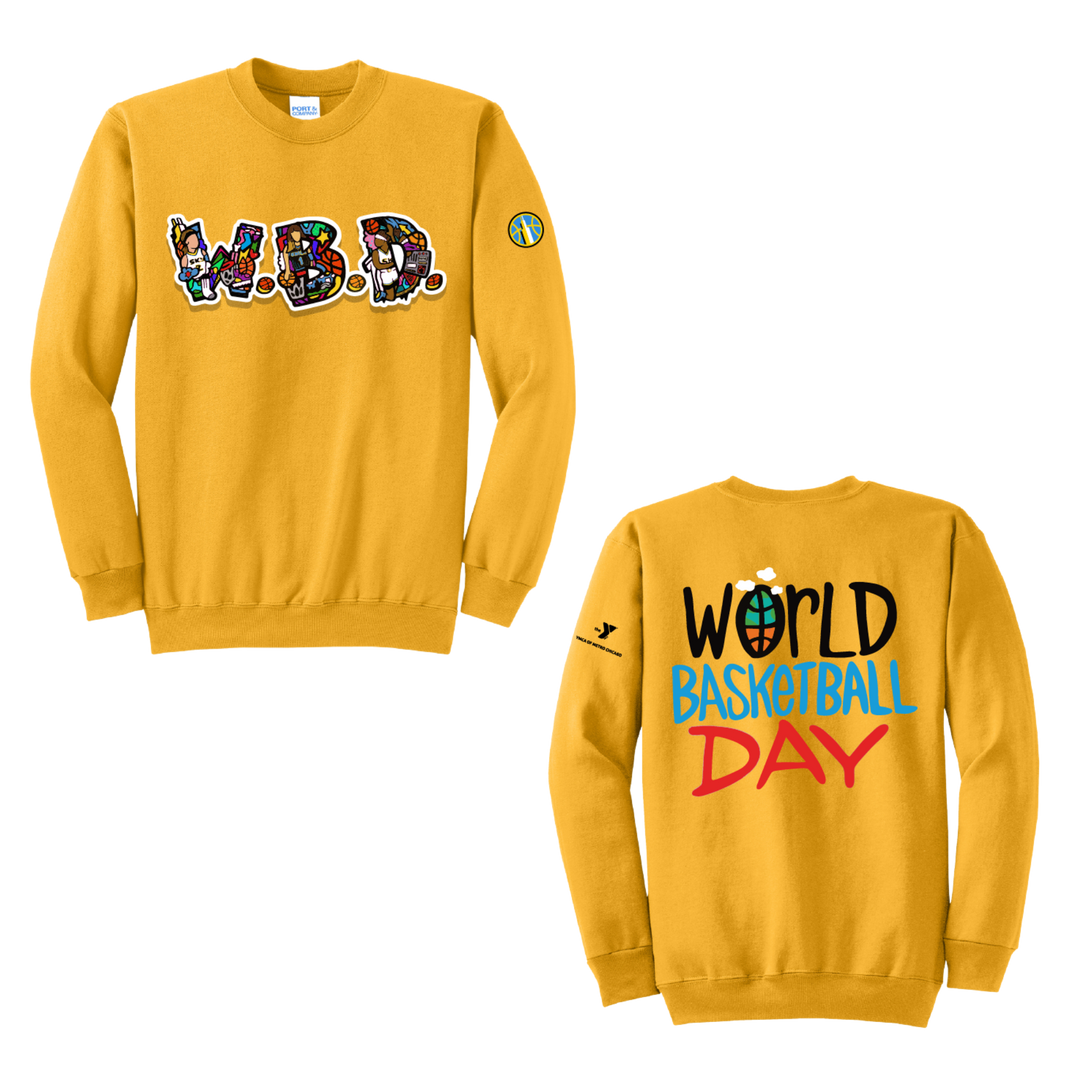 Chicago Sky World Basketball Day Crewneck