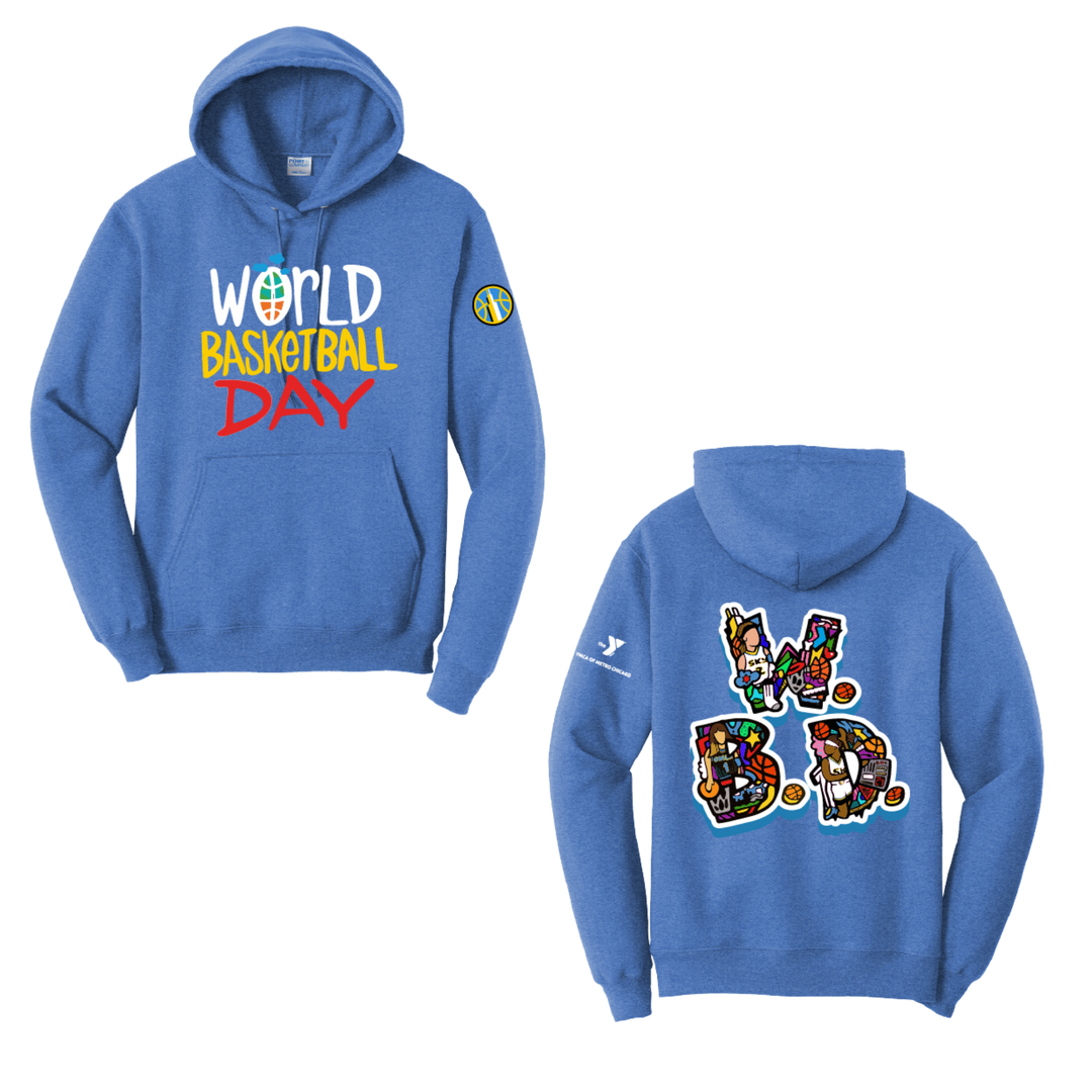 Chicago Sky World Basketball Day Hoodie