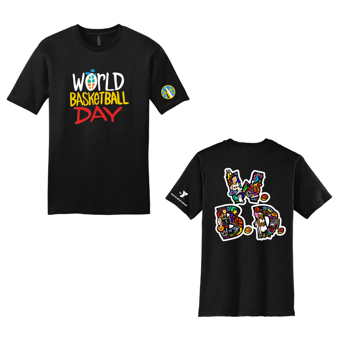 Chicago Sky World Basketball Day T-Shirt
