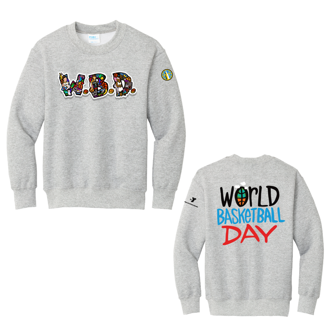 Chicago Sky Youth World Basketball Day Crewneck